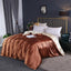 Natural Mulberry Silky Blending Duvet Cover Queen Soft Smooth Quilt Cover Luxury Satin Home King Size Blanket Comforter Covers - Slobuy