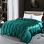 Natural Mulberry Silky Blending Duvet Cover Queen Soft Smooth Quilt Cover Luxury Satin Home King Size Blanket Comforter Covers - Slobuy