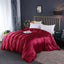 Natural Mulberry Silky Blending Duvet Cover Queen Soft Smooth Quilt Cover Luxury Satin Home King Size Blanket Comforter Covers - Slobuy