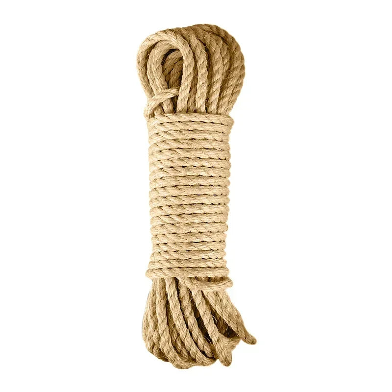 Natural Sisal Rope Cat Scratcher Rope Tree Scratching DIY Toy Paw Claw Furniture Protector Scratching Post Cat Accessories - Slobuy