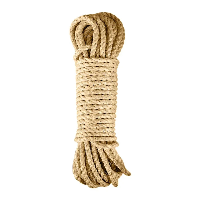Natural Sisal Rope Cat Scratcher Rope Tree Scratching DIY Toy Paw Claw Furniture Protector Scratching Post Cat Accessories - Slobuy