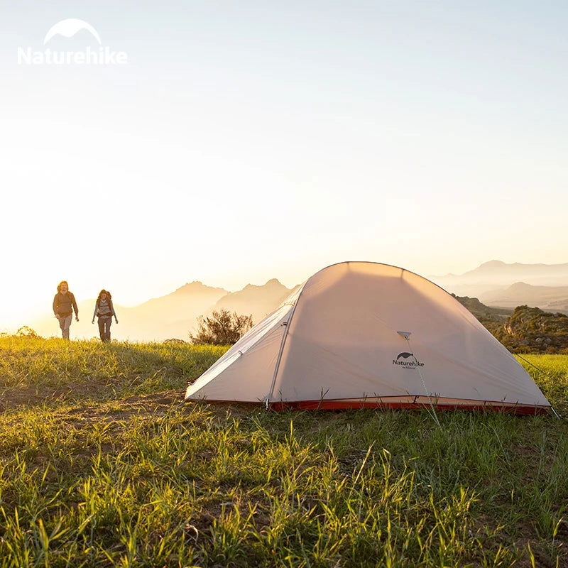 Naturehike 2 Person Camping Tent Ultralight Waterproof Nylon Trekking Tents Hiking Backpacking Shelter Tent Outdoor Travel Tent - Slobuy