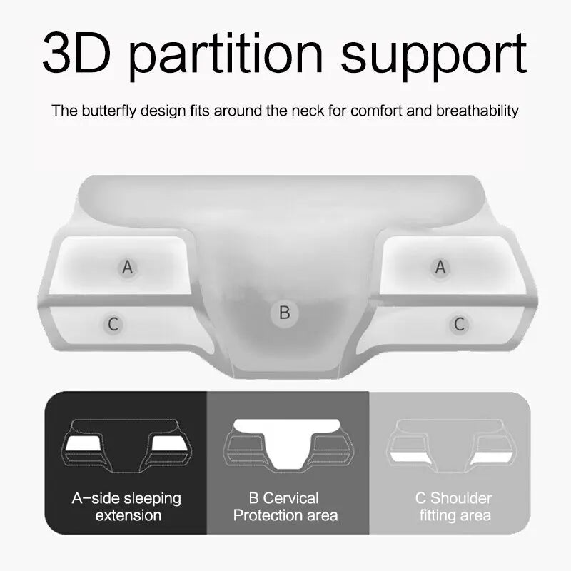 Neck Pillow Slow Rebound Memory Cotton Pillow Cervical Partition Memory Pillow for Anti-snoring - Slobuy