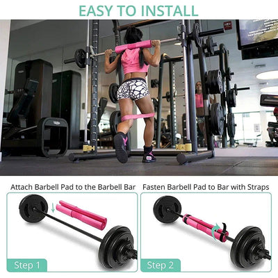 Neck Shoulders Support Weight Lifting Barbell Pad Fitness for Pull Up Hip Training Anti-slip Bodybuilding Gym Equipment Workout - Slobuy