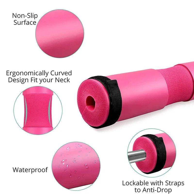 Neck Shoulders Support Weight Lifting Barbell Pad Fitness for Pull Up Hip Training Anti-slip Bodybuilding Gym Equipment Workout - Slobuy
