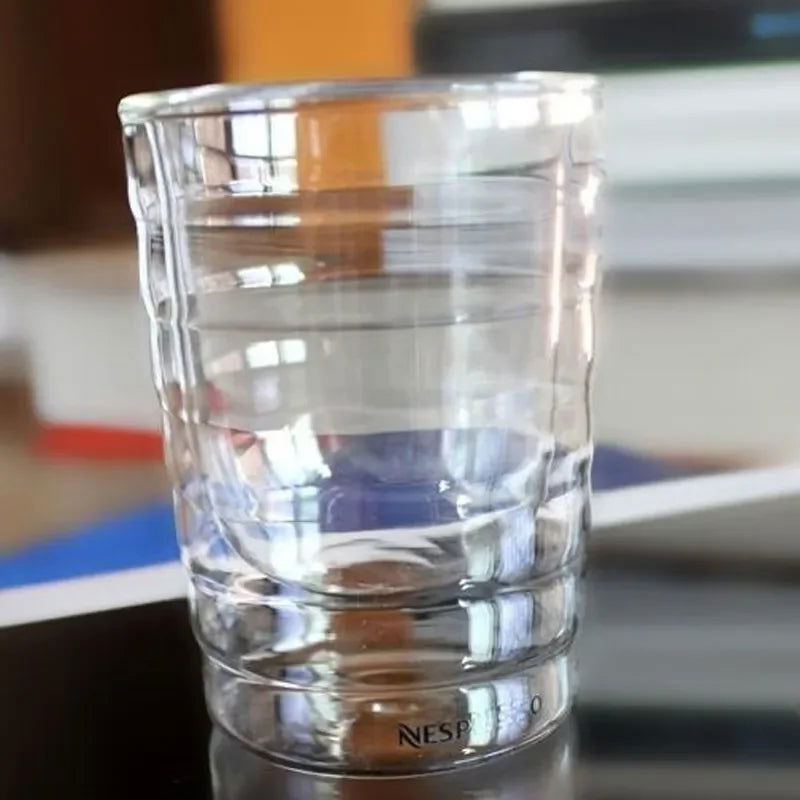 Nespresso Coffee Mug Heat Resistant Double Wall Tea Glass Cup Beer Coffee Handmade Creative Cold Beverage Transparent Drinkware - Slobuy