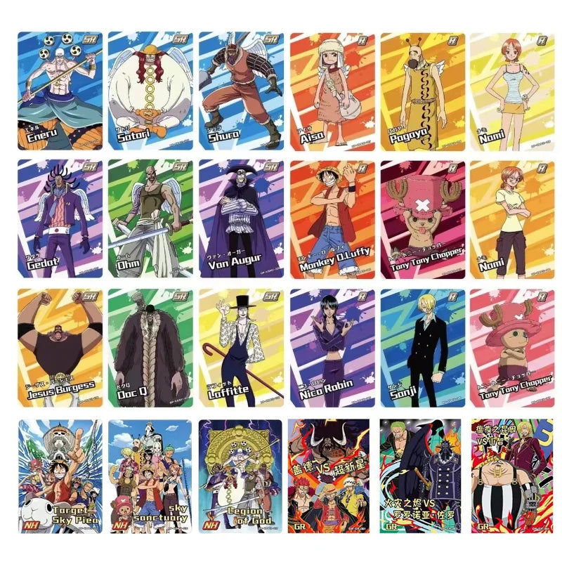 New Anime One Piece Cards Nami Luffy SR SSR Collection Card Rare Trading Battle Box Card Game Collectibles Kid's Gift Toy - Slobuy