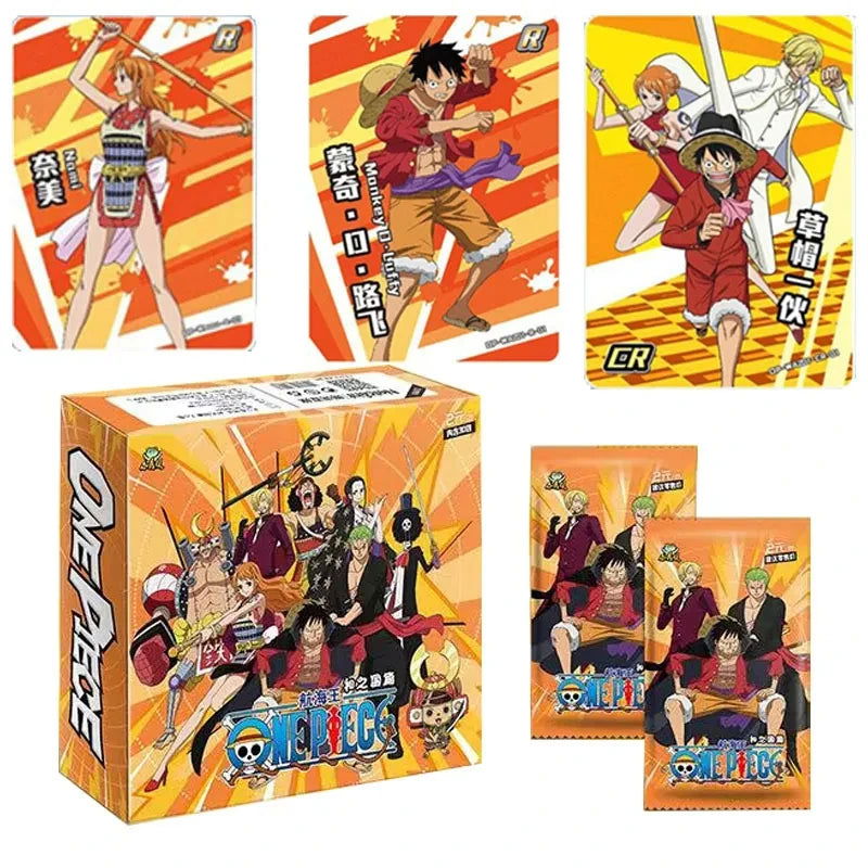 New Anime One Piece Cards Nami Luffy SR SSR Collection Card Rare Trading Battle Box Card Game Collectibles Kid's Gift Toy - Slobuy