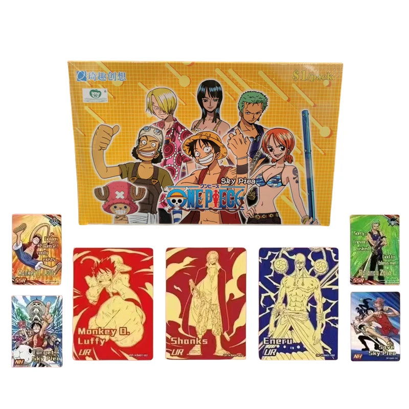 New Anime One Piece Cards Nami Luffy SR SSR Collection Card Rare Trading Battle Box Card Game Collectibles Kid's Gift Toy - Slobuy