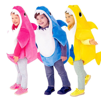 New Arrival Child Unisex Toddler Family Shark Cosplay Costume Halloween Carnival Party For Kids Costumes 3 Colors Avaiable - Slobuy