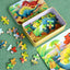 New Children 60 Pieces Wooden Puzzle Kids Cartoon Animal Vehicle Wood Toy Jigsaw Baby Early Educational For Christmas Gift Toys - Slobuy
