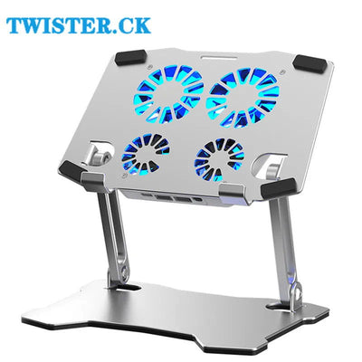 New Cooling Tablet Stand Adjustable Aluminum Notebook Computer Stand Accessories Portable Laptop Holder For Macbook Pro IPad - Slobuy