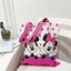 New Disney Mickey and Minnie Cartoon Creative Printed Pattern Handbag Large Capacity Fashion Canvas Shoulder Bag for Women - Slobuy