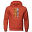 New Funny Teddy Bear Robot Hoodie Robotic Bear Clothing Casual Hooded Men Fashion Sweatshirts Fleece Oversized Loose Streetwear - Slobuy