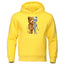 New Funny Teddy Bear Robot Hoodie Robotic Bear Clothing Casual Hooded Men Fashion Sweatshirts Fleece Oversized Loose Streetwear - Slobuy