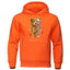 New Funny Teddy Bear Robot Hoodie Robotic Bear Clothing Casual Hooded Men Fashion Sweatshirts Fleece Oversized Loose Streetwear - Slobuy