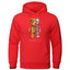 New Funny Teddy Bear Robot Hoodie Robotic Bear Clothing Casual Hooded Men Fashion Sweatshirts Fleece Oversized Loose Streetwear - Slobuy