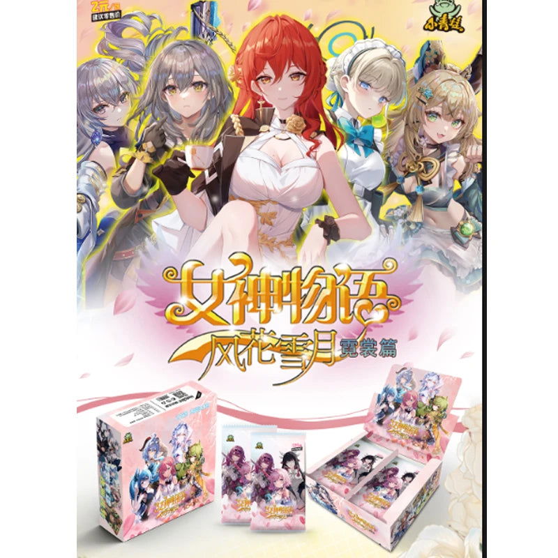 New Goddess Story Collection Cards Full Set  Booster Box Anime Girl Tcg Game Card Child Kids Table Toys For Family Birthday Gift - Slobuy
