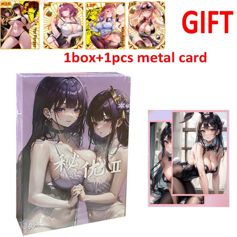 New Goddess Story Collection Cards Full Set  Booster Box Anime Girl Tcg Game Card Child Kids Table Toys For Family Birthday Gift - Slobuy