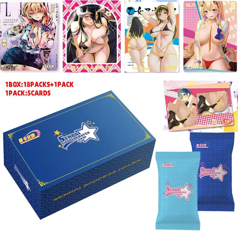 New Goddess Story Collection Cards Full Set  Booster Box Anime Girl Tcg Game Card Child Kids Table Toys For Family Birthday Gift - Slobuy