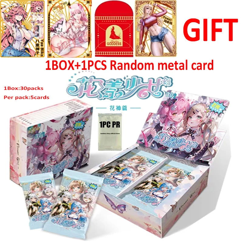 New Goddess Story Collection Cards Full Set  Booster Box Anime Girl Tcg Game Card Child Kids Table Toys For Family Birthday Gift - Slobuy