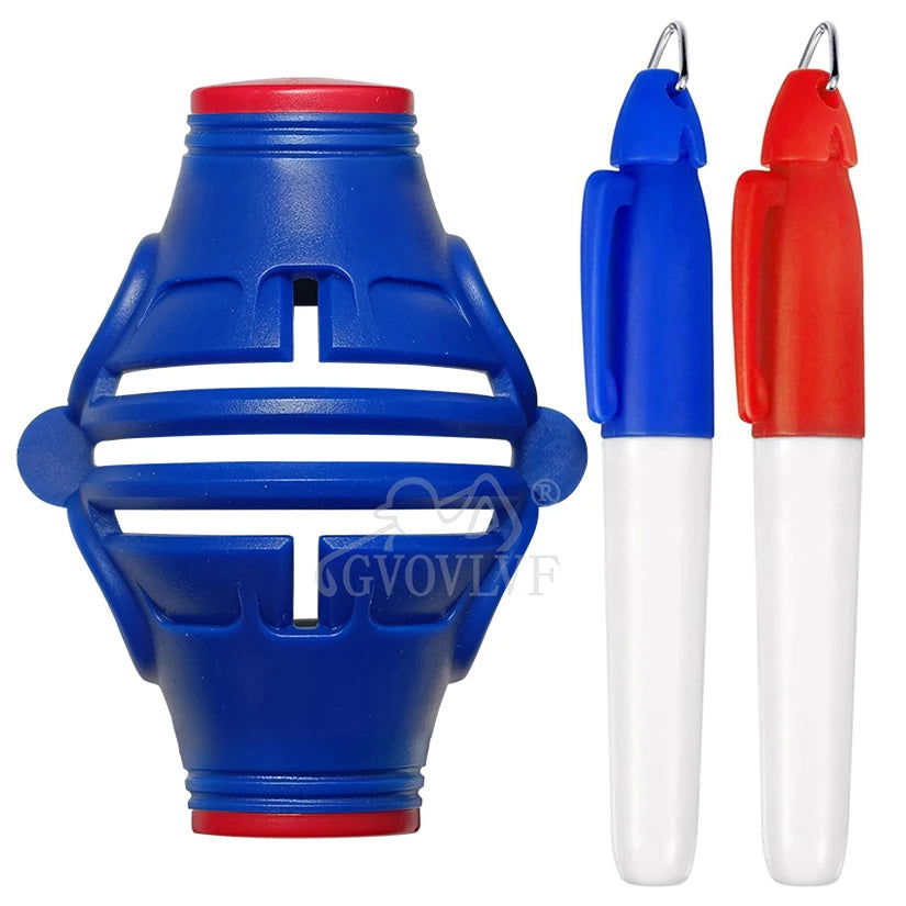 New Golf Ball Markers Golf Ball Line Drawing Marker 360-Degree and 180-Degree Liner Drawing Alignment Tool Kit For Golfers - Slobuy