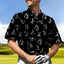 New Golf Harajuku Polo Collar Short sleeved Sweatshirt Men's Polo Shirt Summer Comfortable and Breathable Casual Street Clothing - Slobuy
