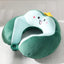 New Hump Cartoon U-shaped Pillow Pp Cotton Crystal Velvet Embroidery U-shaped Pillow Car Neck Pillow Office Nap Neck Pillow - Slobuy