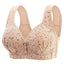 New Large-sized Pregnant Women's Breastfeeding Bra Comfortable Traceless Front Buckle Fixed Cup Thin Vest Style Underwear - Slobuy