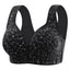 New Large-sized Pregnant Women's Breastfeeding Bra Comfortable Traceless Front Buckle Fixed Cup Thin Vest Style Underwear - Slobuy