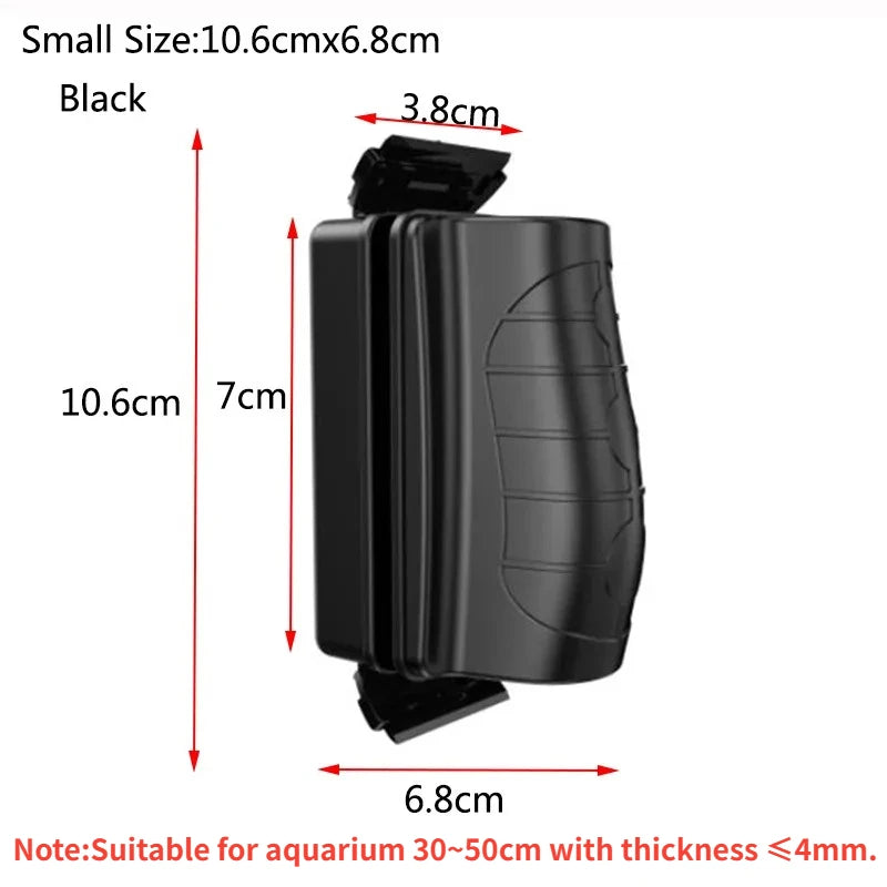 New Magnetic Aquarium Fish Tank Brushes Floating Clean Glass Window Algae Scraper Cleaner Brush Scrubber Aquarium Accessories - Slobuy