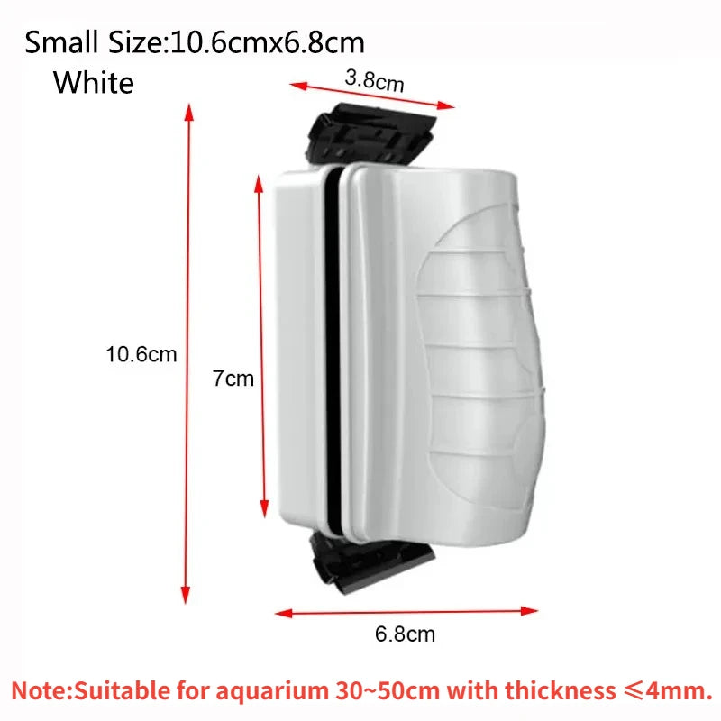 New Magnetic Aquarium Fish Tank Brushes Floating Clean Glass Window Algae Scraper Cleaner Brush Scrubber Aquarium Accessories - Slobuy