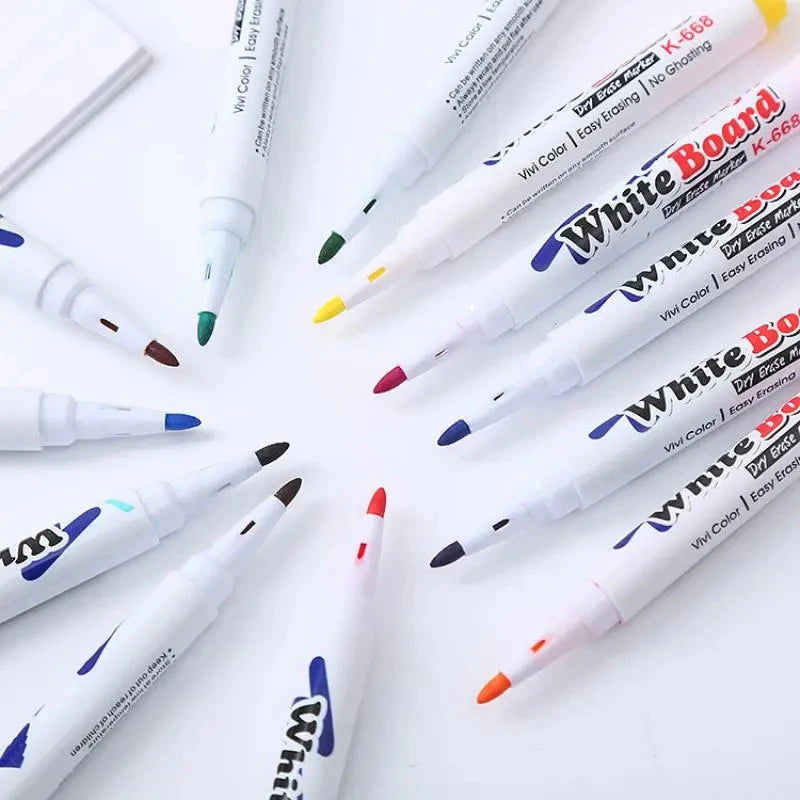 New Marker Set Watercolor Pen Refill Marker Art Supplies School Washable Christmas Gift 12 Color Refill With Spoon - Slobuy