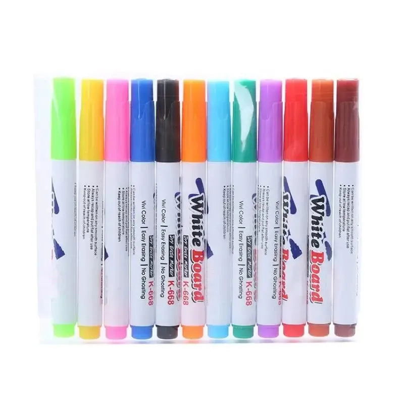 New Marker Set Watercolor Pen Refill Marker Art Supplies School Washable Christmas Gift 12 Color Refill With Spoon - Slobuy