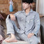 New Men's 2-Piece Pajamas Homewear Men's Spring And Autumn  Large Size Thin Section Of Autumn And Winter Leisure Homewear - Slobuy