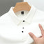 New Men's Casual Waffle Short Sleeve Polo Shirt Fashion Solid Color Top - Slobuy