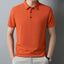 New Men's Casual Waffle Short Sleeve Polo Shirt Fashion Solid Color Top - Slobuy