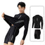 New Men's Quick-Drying Swimsuit Long-Sleeved Sun-proof Beach T-shirt Snorkeling Surfing Suit Water Sports Swimsuit Surfing Top - Slobuy