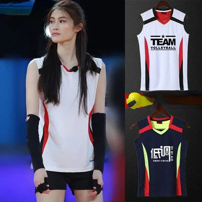New Men's and Women's Sleeveless Volleyball Uniforms Students Volleyball Team Uniforms Training Games Gas Volleyball Uniforms - Slobuy