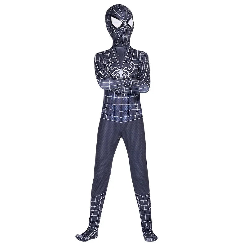 New Miles Morales Far From Home Cosplay Costume Zentai Costume Superhero Bodysuit Spandex Suit for Kids Custom Made - Slobuy