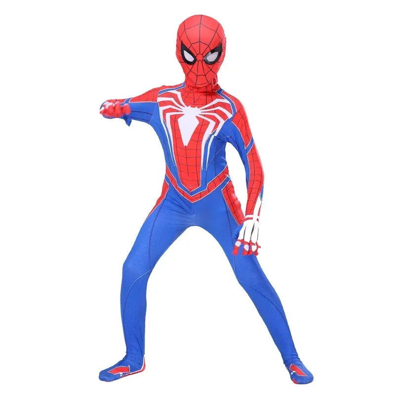 New Miles Morales Far From Home Cosplay Costume Zentai Costume Superhero Bodysuit Spandex Suit for Kids Custom Made - Slobuy