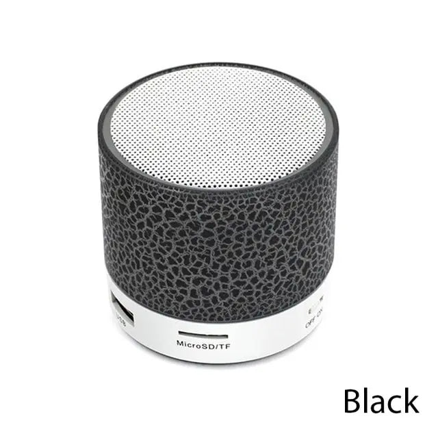 New Mini Portable Car Audio A9 Dazzling Crack LED Wireless Bluetooth 4.1 Subwoofer Speaker TF Card - Slobuy