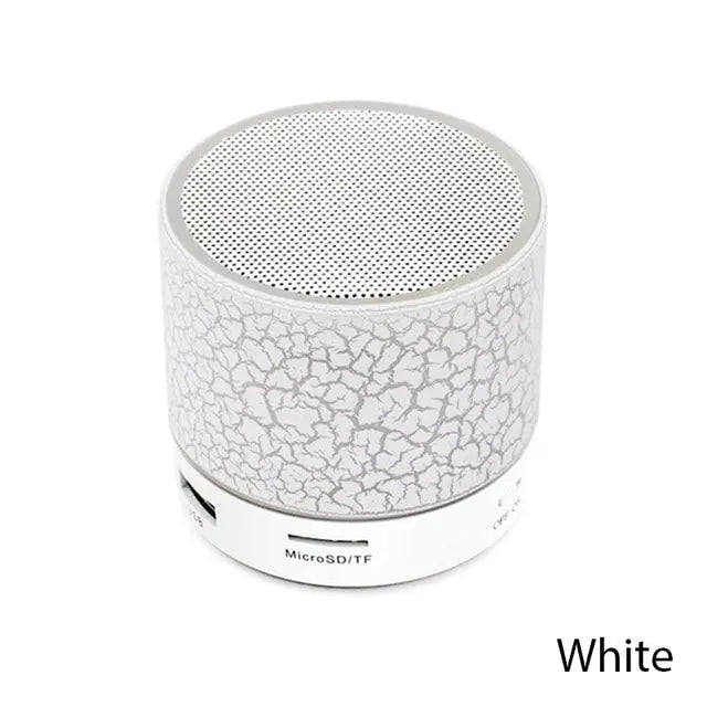 New Mini Portable Car Audio A9 Dazzling Crack LED Wireless Bluetooth 4.1 Subwoofer Speaker TF Card - Slobuy