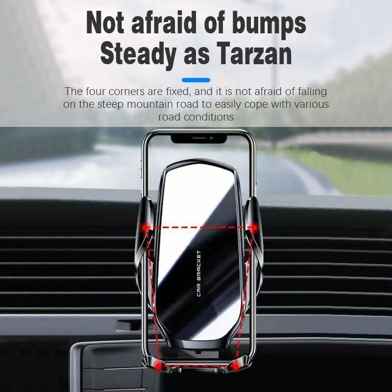 New Mirror Car Mobile Phone Holder Navigation Gravity Sensing Air Outlet Clip Universal Mobile Phone Holder Automotive Supplies - Slobuy