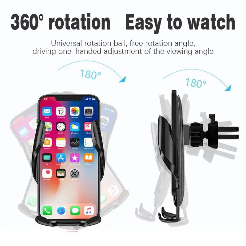 New Mirror Car Mobile Phone Holder Navigation Gravity Sensing Air Outlet Clip Universal Mobile Phone Holder Automotive Supplies - Slobuy