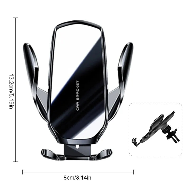 New Mirror Car Mobile Phone Holder Navigation Gravity Sensing Air Outlet Clip Universal Mobile Phone Holder Automotive Supplies - Slobuy