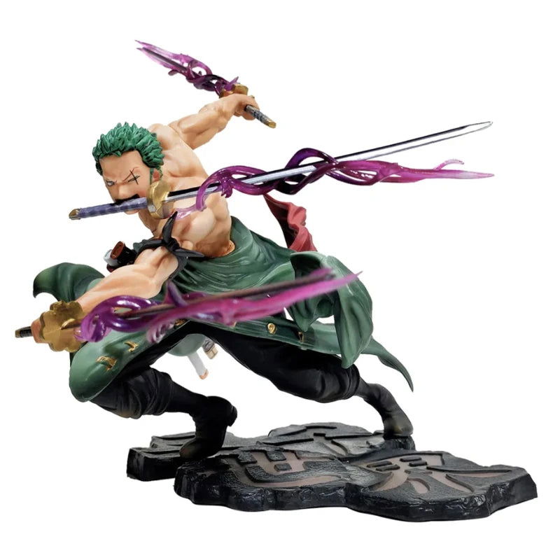 New One Piece Luffy Figure Roronoa Zoro Three-Blade Sa-Maximum Manga Anime Statue PVC Action Collection Model Toys For Children - Slobuy