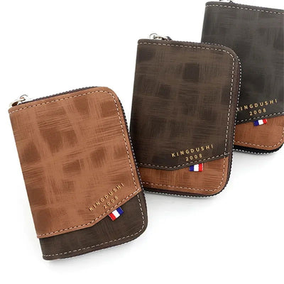 New Organ Bag Multi Pu Leather Large Capacity Card Bag Multifunctional Zipper Card Clip Hot Sales For Men And Women - Slobuy