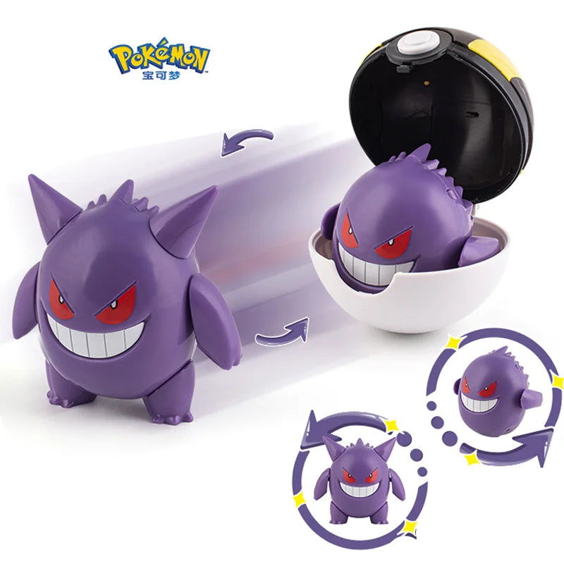 New Pokemon Figures Toys Variant Ball Model Pikachu Gengar Pokeball Dragonite Snorlax  Action Figure Lapras Pocket Monsters Toy - Slobuy