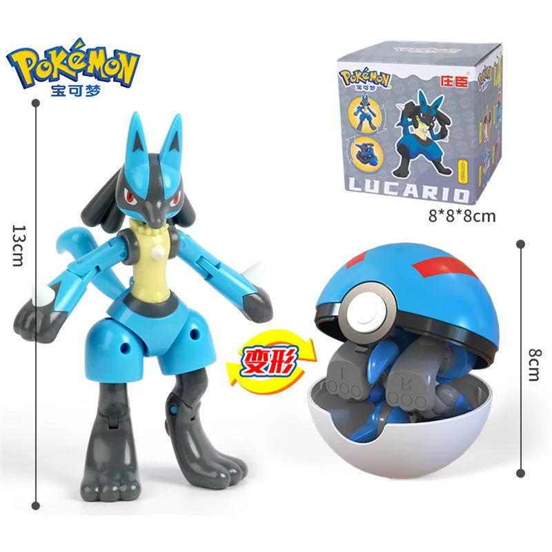 New Pokemon Figures Toys Variant Ball Model Pikachu Gengar Pokeball Dragonite Snorlax  Action Figure Lapras Pocket Monsters Toy - Slobuy